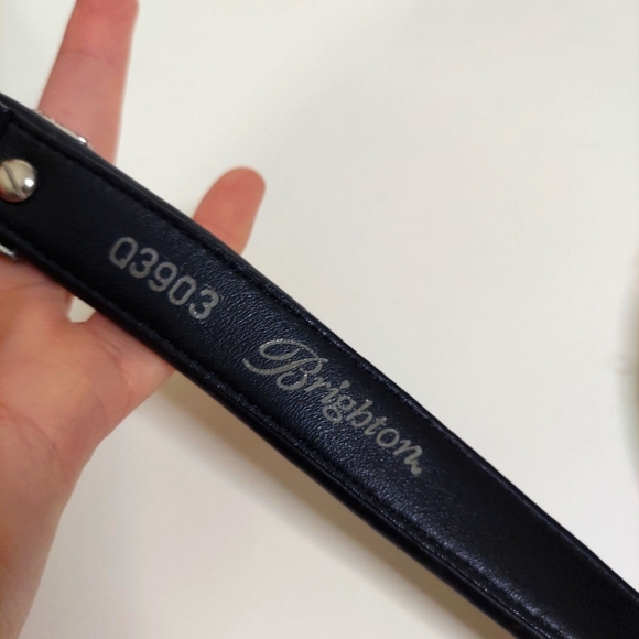 Brighton Black Leather W/ Various Animal Patterned Metal Embellished Belt - Picture 7 of 16